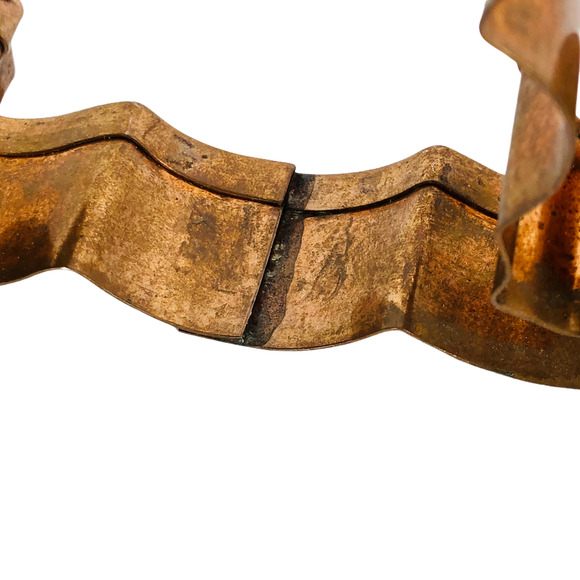 Copper Cookie Cutter Easter Bunny Rabbit Dancing Big Feet 5.5 inches - Picture 5 of 12